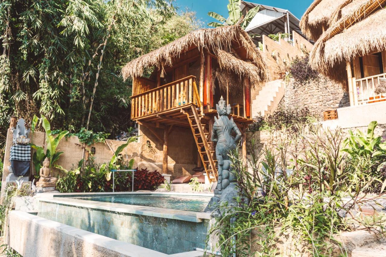 Bali Bamboo Jungle Huts And Hostel Tampaksiring Buitenkant foto
